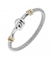 Alwand Vahan 4mm 14k Gold & Sterling Silver Bracelet