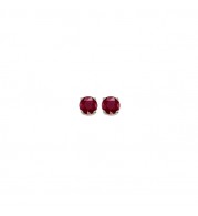 Gems One 14Kt White Gold Ruby (1/4 Ctw) Earring