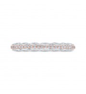 Shah Luxury 14K Two-Tone Diamond Wedding Band