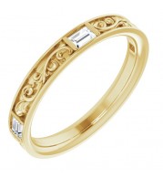 14K Yellow 1/4 CTW Diamond Anniversary Band
