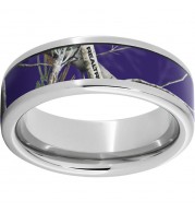 Serinium Pipe Cut Band with Realtree AP Purple Inlay