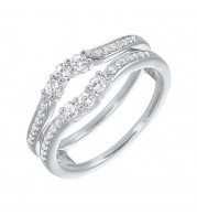 Gems One 14Kt White Gold Diamond(1/3Ctw) Ring