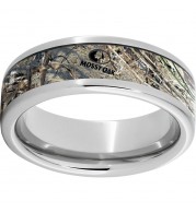 Serinium Pipe Cut Band with Mossy Oak Duck Blind Inlay