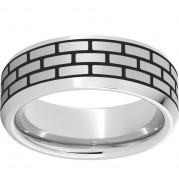 Brick Serinium Engraved Ring
