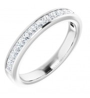 14K White 3/4 CTW Diamond Anniversary Band