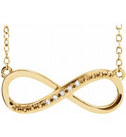 14K Yellow .025 CTW Diamond 16-18 Necklace