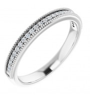 14K White 1/3 CTW Diamond Anniversary Band