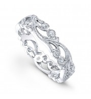 Beverley K 18k White Gold Diamond Band