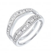 Gems One 14Kt White Gold Diamond (1/2Ctw) Ring