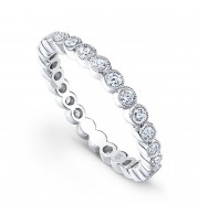 Beverley K 18k White Gold Diamond Band