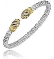 Vahan 14k Gold & Sterling Silver Diamond Bracelet