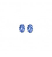 Gems One 14Kt White Gold Tanzanite (1/2 Ctw) Earring