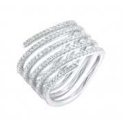 Gems One 14Kt White Gold Diamond (3/4Ctw) Ring