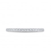 Shah Luxury 14K White Gold Diamond Wedding Band