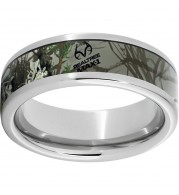 Serinium Pipe Cut Band with Realtree Max 1 Inlay