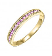 Gems One 10Kt Yellow Gold Pink Sapphire (1/3 Ctw) Ring