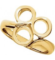 14K Yellow Freeform Ring