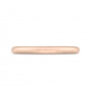 Shah Luxury 14K Rose Gold Plain Wedding Band