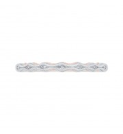 Shah Luxury 14K Two-Tone Diamond Wedding Band