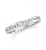 Platinum 1/6 CTW Diamond Anniversary Band