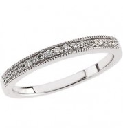 Platinum 1/8 CTW Diamond Matching Band