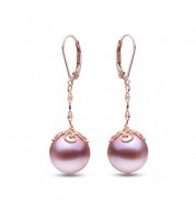 Imperial Pearl 14k Rose Gold Freshwater Pearl Earring