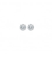 Gems One 14Kt White Gold Diamond (1/8Ctw) Earring