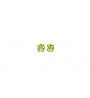 Gems One 14Kt White Gold Peridot (1/5 Ctw) Earring