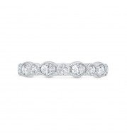 Shah Luxury 14K White Gold Diamond Wedding Band