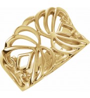 14K Yellow Freeform Ring