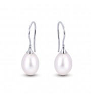 Imperial Pearl Sterling Silver Freshwater Pearl Earrings