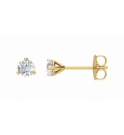 14K Yellow 1/3 CTW Diamond Stud Earrings