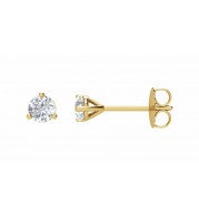 14K Yellow 1/3 CTW Diamond Stud Earrings