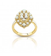 Imperial Pearl 14k Yellow Gold Freshwater Pearl Ring