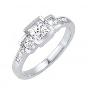 Gems One 14Kt White Gold Diamond (3/4Ctw) Ring