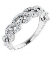 Platinum 1/3 CTW Diamond Anniversary Band