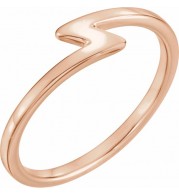 14K Rose Stackable Ring