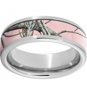 Serinium Pipe Cut Band with Realtree AP Pink Inlay