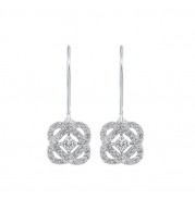 Gems One 14Kt White Gold Diamond (1/2Ctw) Earring