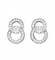 Gems One 10Kt White Gold Diamond (1/2Ctw) Earring