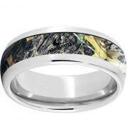 Serinium  Domed Band with Mossy Oak New Break-Up Inlay