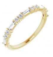 14K Yellow 3/8 CTW Diamond Anniversary Band