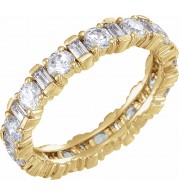 14K Yellow 2 1/6 CTW Diamond Eternity Band