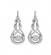 Gems One Silver Diamond (1/6Ctw) Earring