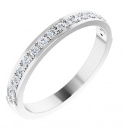 14K White 1/4 CTW Diamond Anniversary Band