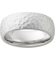 Serinium Domed Band with Moon Finish
