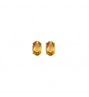 Gems One 14Kt White Gold Citrine (1/2 Ctw) Earring