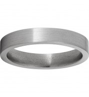 Titanium Flat Band with Satin Finish