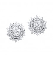 Gems One 14Kt White Gold Diamond (1Ctw) Earring