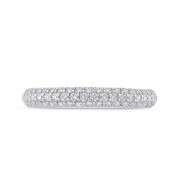 Shah Luxury 14K White Gold Diamond Wedding Band